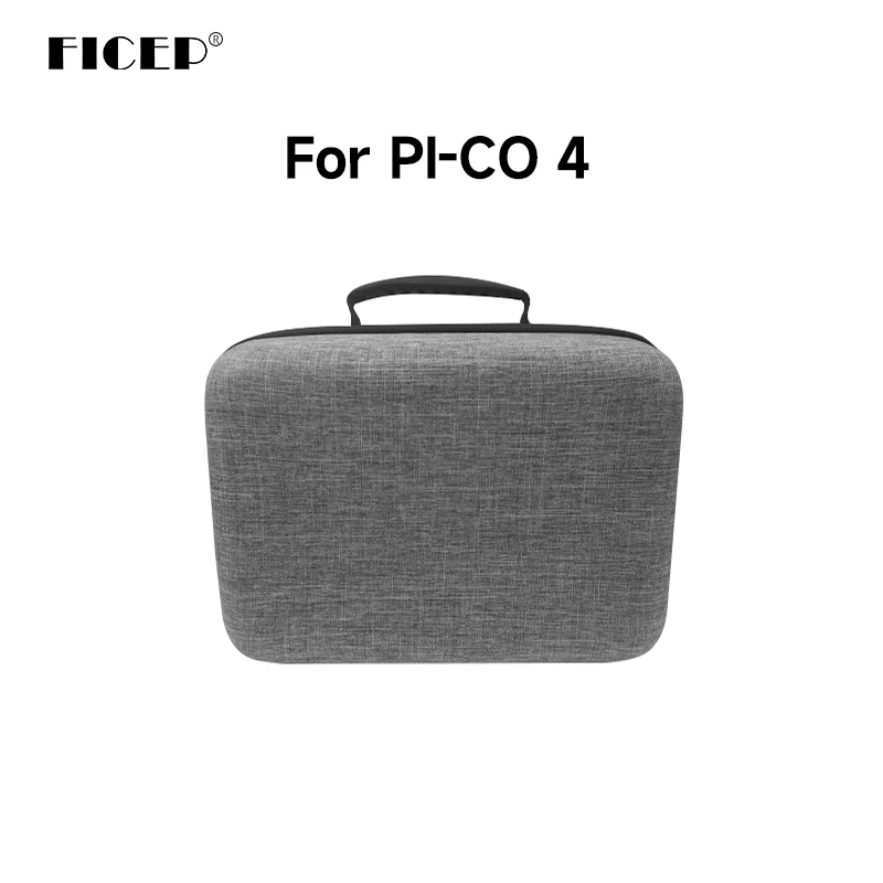 

FICEP for Pico 4 VR Headset Travel Carrying Case for Pico 4 Protective Bag Hard Storage Box Travel VR Accessories