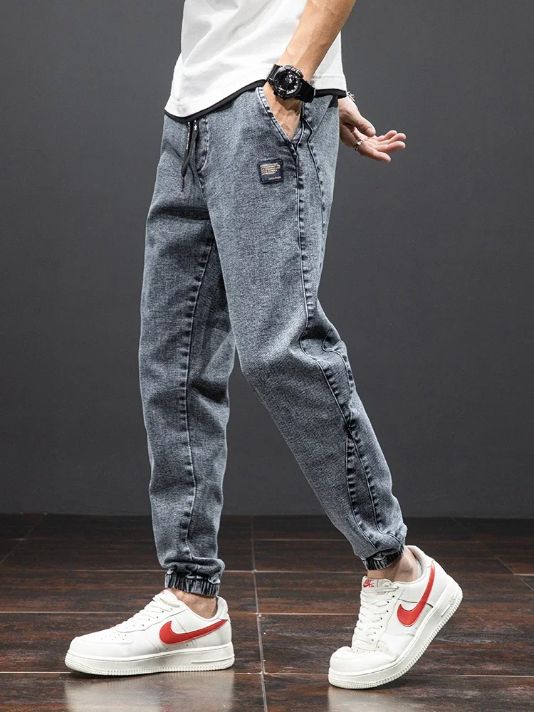 Spring Summer Cargo Jeans Men Streetwear Denim Jogger Pants Men Baggy Harem Jean Trousers baggy jeans y2k