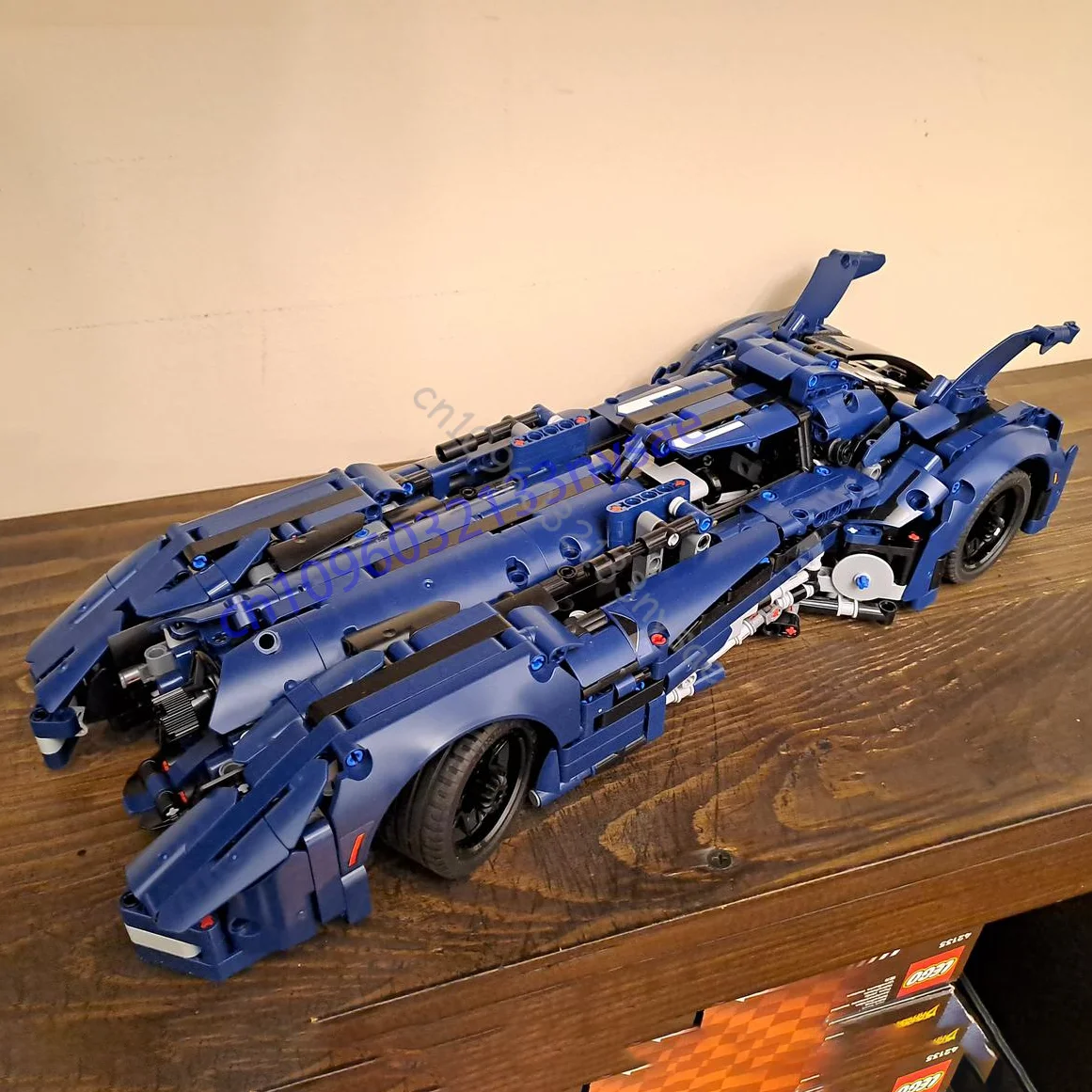 새로운 42154 테크니컬 스카이라인 R34 GT-R 수프라 MK4 슈퍼카 레이싱 빌딩 블록 GT3 F1 자동차 스포츠 모델 브릭 장난감 어린이 선물