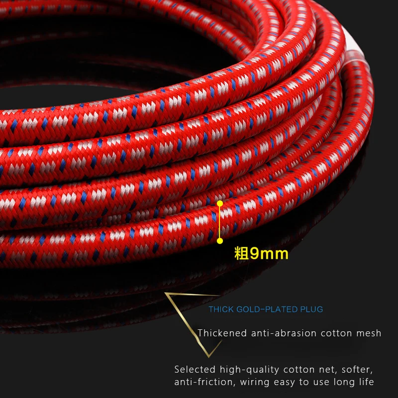 YYTCG G1-SP1 1 쌍 무산소 구리 OFC 오디오 HiFi 스피커 케이블 엔드 스피커 케이블 바나나 스페이드 플러그 와이어 라인