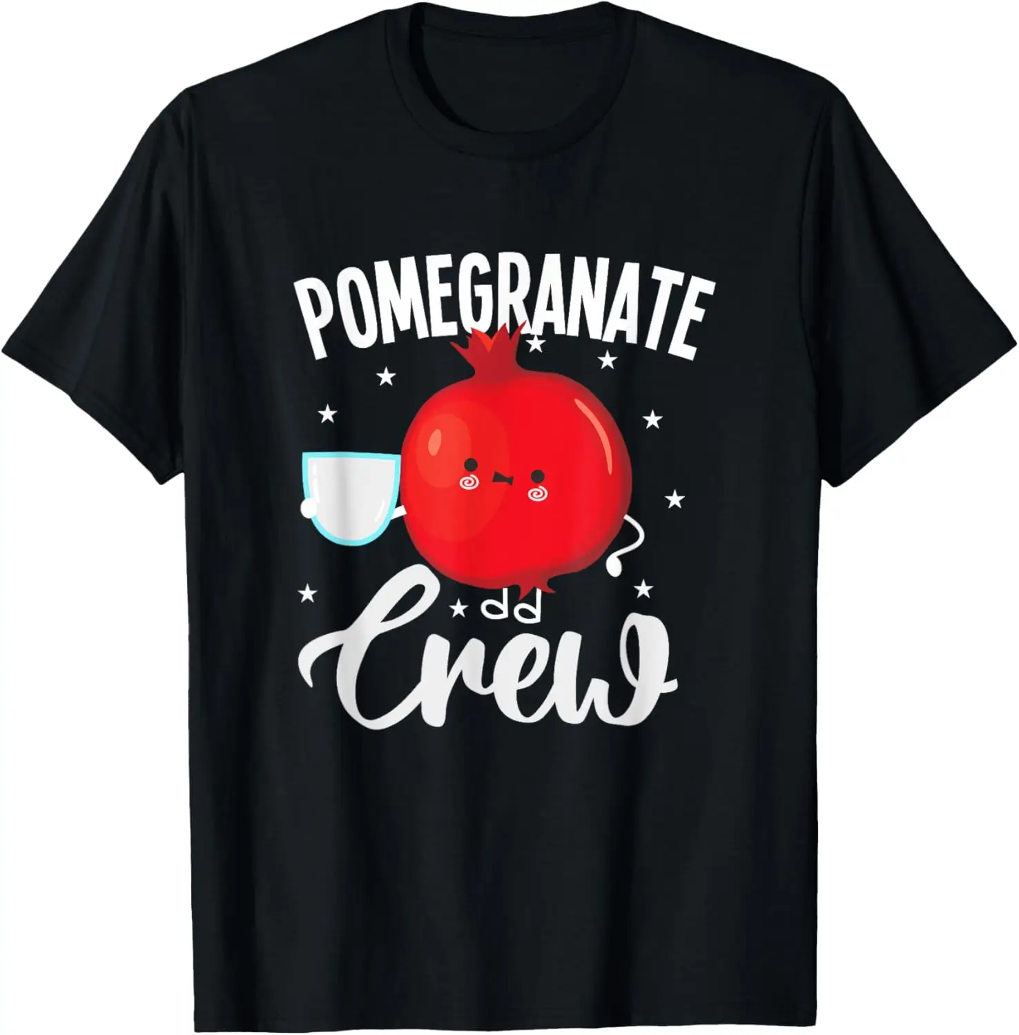 

Funny Pomegranate Crew T-Shirt