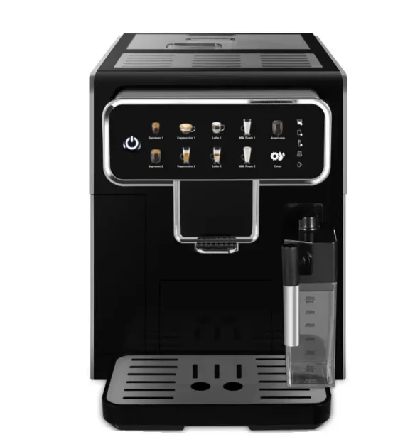 Fully automatic intelligent touch screen grinding integrated steam-style milk frothing latte art coffee machine