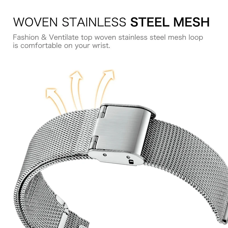 2 Pack 22mm 20mm Metal Strap For Amazfit GTS 4 4Mini 3 2 2Mini GTR 47MM GTR 4 3 2 2E Stratos Pace 2 2S 3 Stainless Steel Band