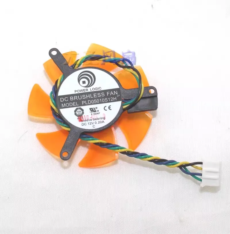 Free shipping original PLD05010S12H 5010 5CM blade 4-pin speed regulating fan graphics card fan