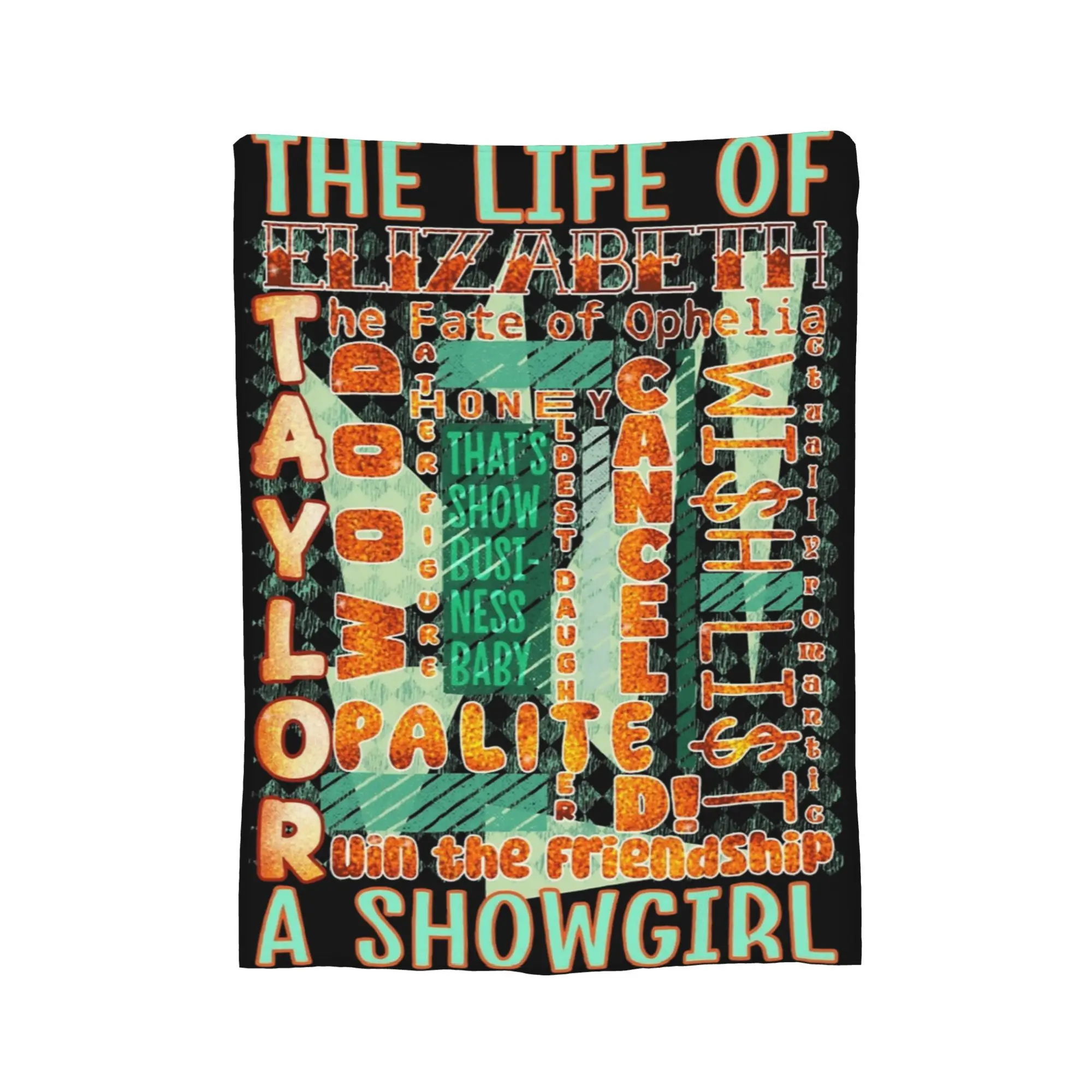 The Life of A Showgirl Blanket Cozy Soft 2025 New Album Throw Blankets for Bed 50x60 Inch Multiple Sizes Bedspreads
