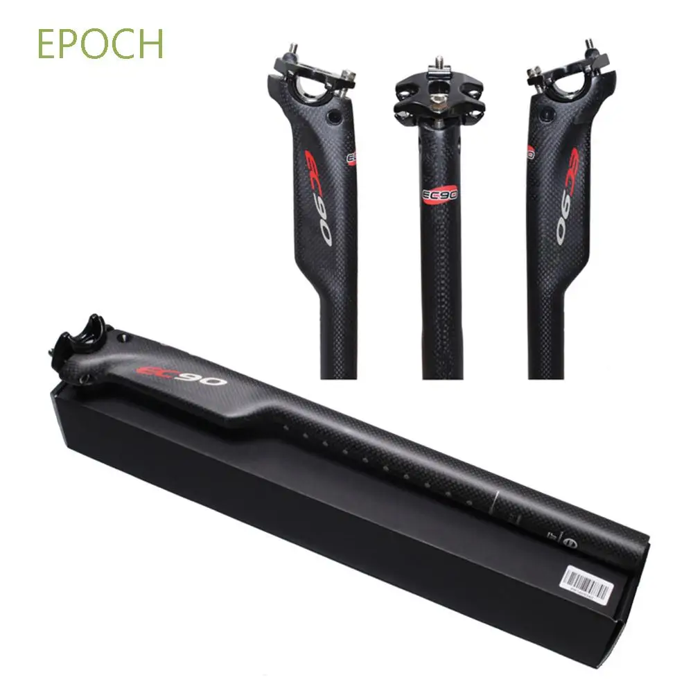 EC90 Carbon Seatpost 27.2/30.8/31.6mm Matte Black MTB/Road Bike Seat Post Offest 20mm Seat Tube Break Wind Bicycle Parts