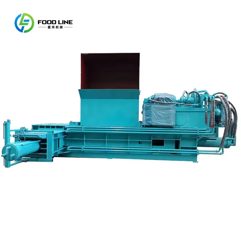 Customized Automatic Hydraulic Press Machine for Waste Paper Cardboard Wheat Hay Straw Baling Balers