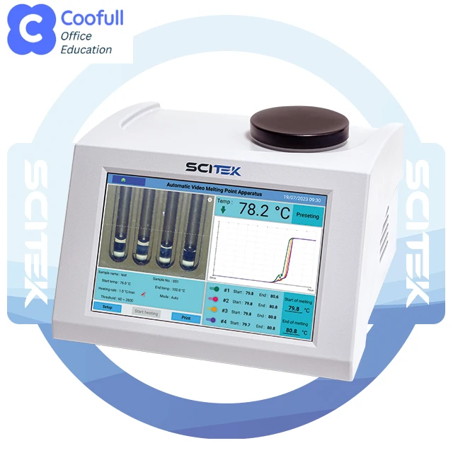 Video Melting Point Apparatus Fully Automatic Detection Method Android System with 10.1 Inch Touch Screen for Lab