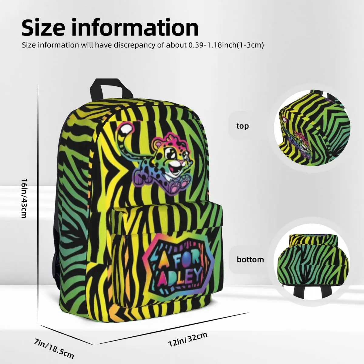 Mochila Adleys Youtube para jóvenes, mochilas ligeras para volver a la escuela, regalo de Navidad, mochilas informales para escuela secundaria, mochila colorida para acampar