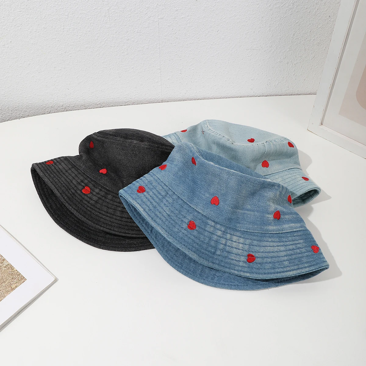 Japanse stijl gewassen en vero - Bucket Hat Embroidered recensie en prijs
