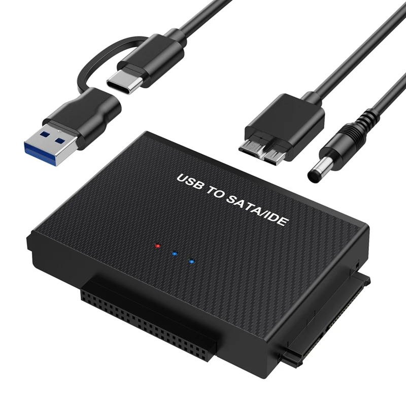 USB 3.0 SATA 및 IDE 어댑터, 하드 드라이브 어댑터, 2.5 인치, 3.5 인치 SATA 및 IDE HDD