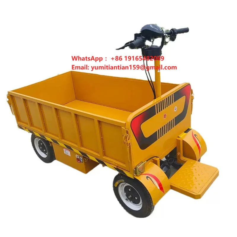 1.5M2M Electric Hand Trolley Warehouse Storage Logistic Cart for Tools Transport Steel Metal Frame  Material Industrial Use