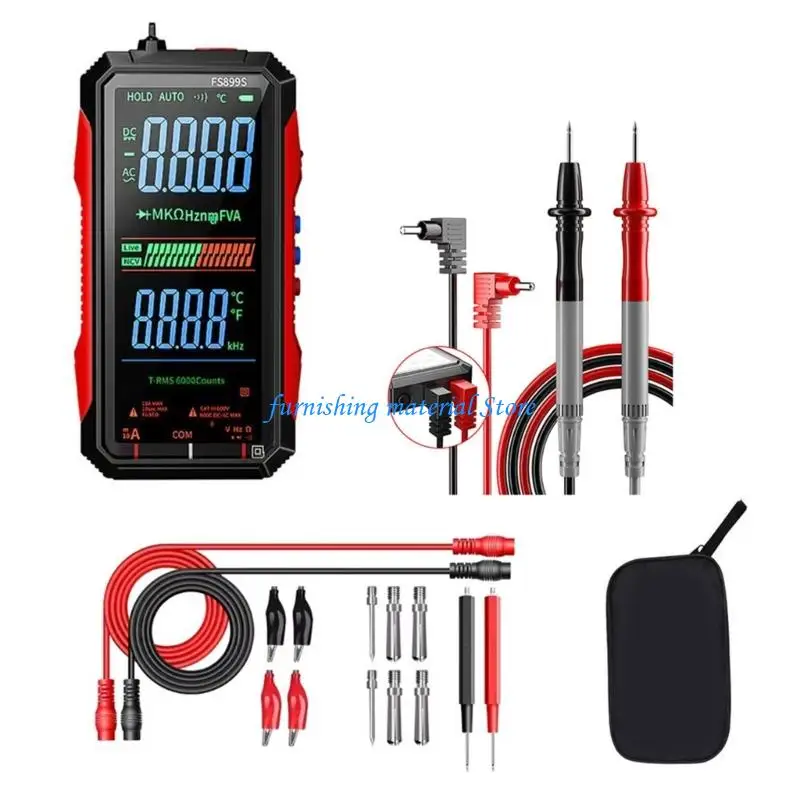 

Y5GD Pack Of 18 Professional Digital Multimeter For Electrical Testing With USB C Charging