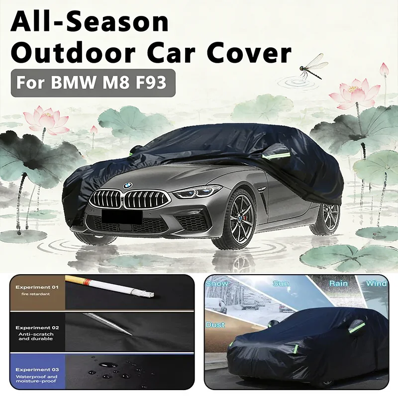 

Car covers for BMW M5 G90 G99 Outdoor Protection Full Car Covers Snow Cover Sunshade Waterproof Dustproof Exterior