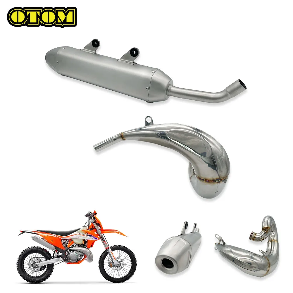 Motorrad Für KTM HUSQVARNA GASGAS Auspuff Header Schalldämpfer Rohr Schalldämpfer XC XCW EXC TE TX EC EX 250 300 2020-2023 Zubehör