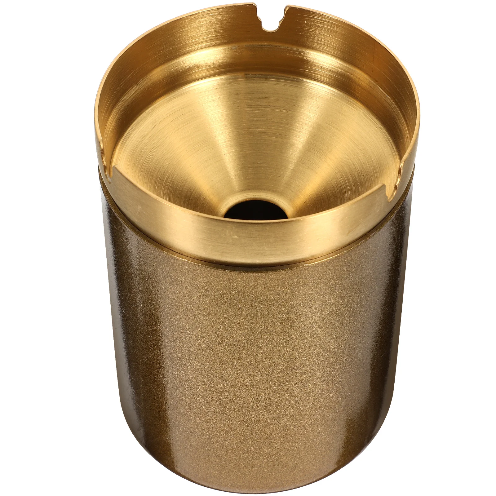 

Stylish Covered Ashtray Stainless Steel Living Room Office Home Ash Container Compact Practical Smoke Ashtray For Indoor