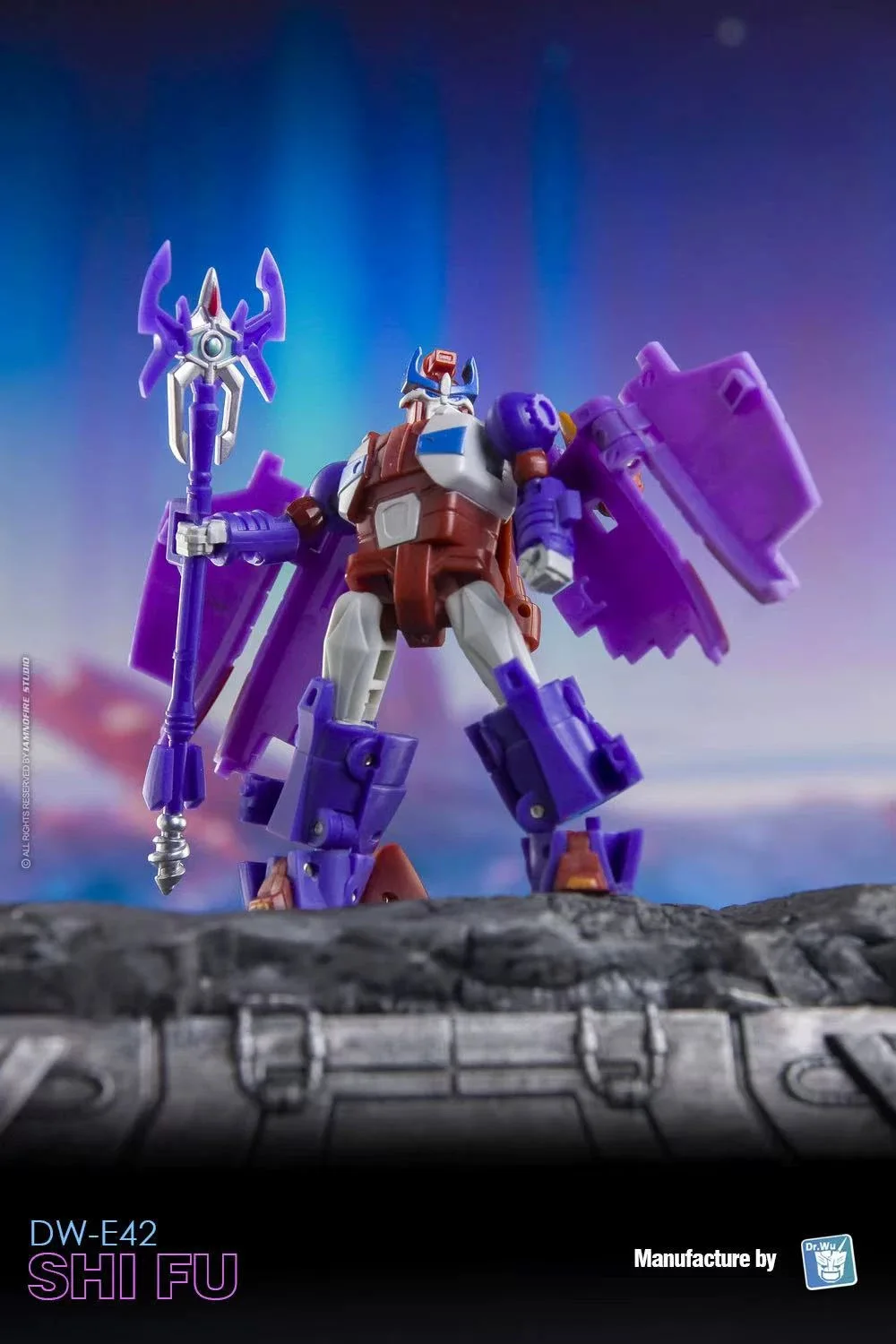 Transformatiespeelgoed DR.WU speelgoed DW-E40G DW-E42 Actiefiguur Groene tank Shi Fu