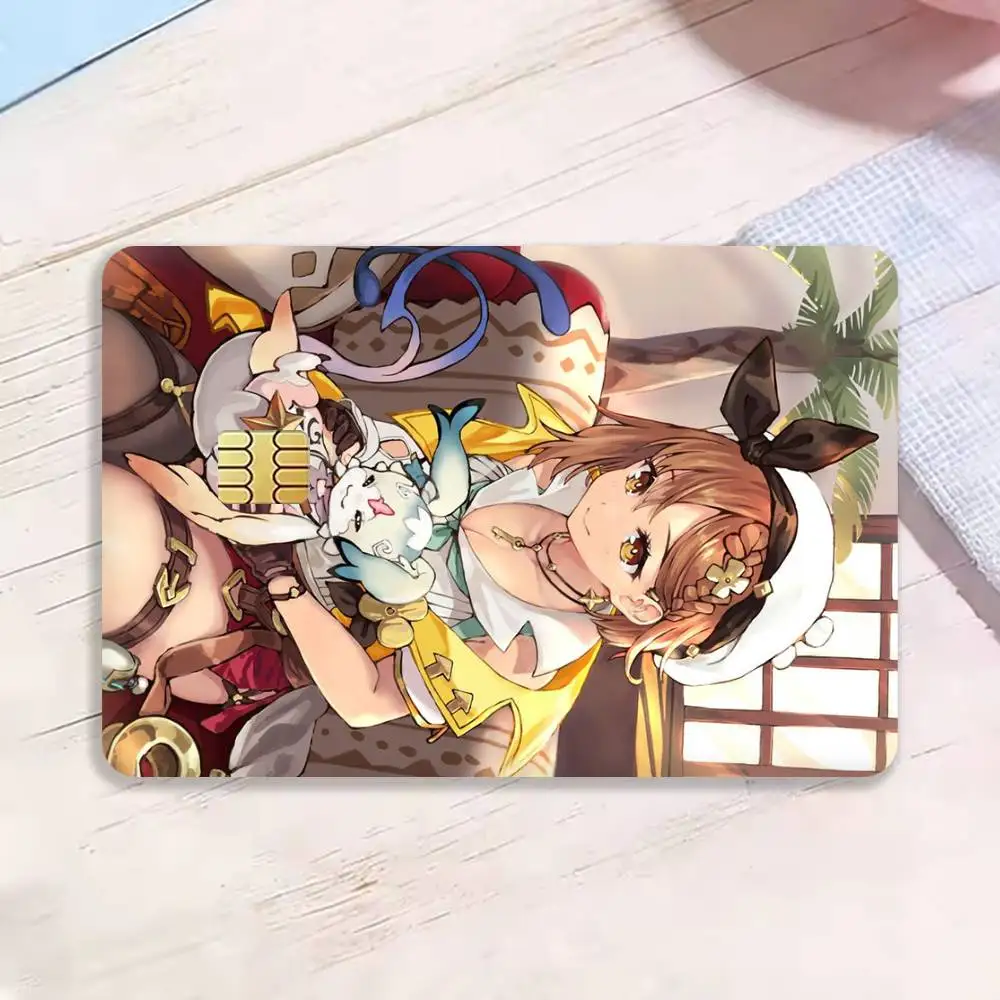 A-Atelier R-Ryza G-Game 4pcs 1Set Card Stickers Small Waterproof Chip 4PCS Card Sticker