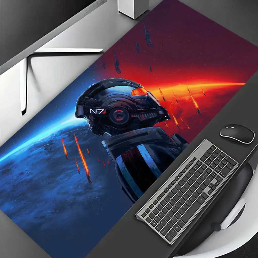 

Off-earth Astronaut Pattern, Large Gaming Mouse Pads, Rubber Non-slip Table Pads, Stitched Edges, Perfect for Office and Gamers