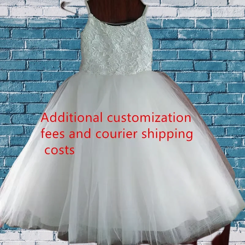 DHL/ FedEx  Fast Shipping And Custom Fees Flower Girl Dresses  Weddings Communion Dress Girls Party Gowns