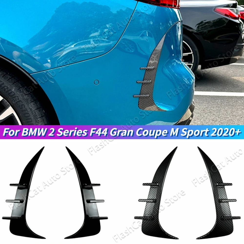 Rear Bumper Side Canard F44 Gran Coupe M Sport Air Vent Spoiler Splitter Tuning For BMW 2 Series 218i 220i 225i M240i 2020-2023+