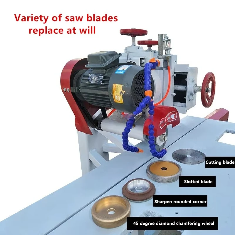 آلة قطع بلاط الأرضيات النفاثة للمياه التجارية عالية الكفاءة/قاطع منشار الرخام السيراميكي/آلة شطب الحجر 45 درجة #3