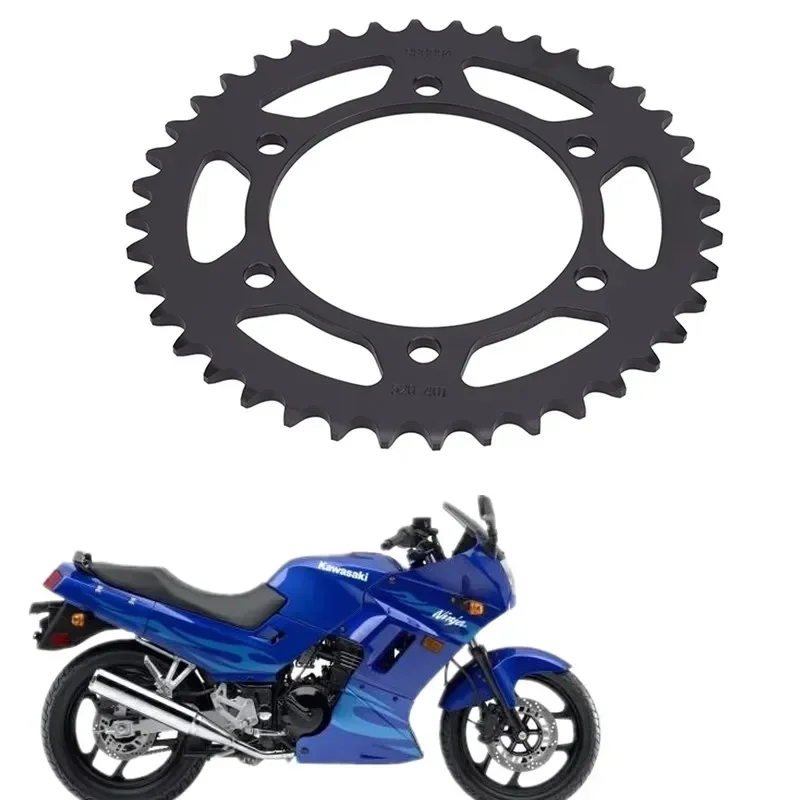 FOR KAWASAKI Road ZZR250 EX250 EX250F EX400 EX500 EX300 EX250R EX250 Ninja 400 500R GPX250R Moto Parts Rear Sprocket 40T 43T 45T