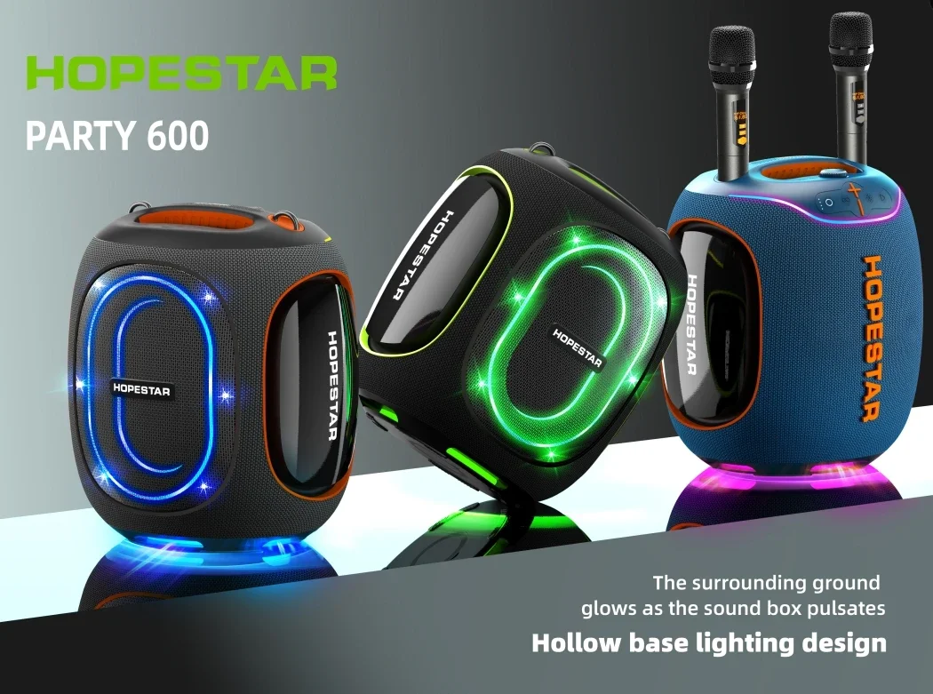 

Hopestar Party600 Speakers 180W High Power Surround Stereo Waterproof Portable Partybox Speaker 3DHIF Sound Wireless Subwoofer
