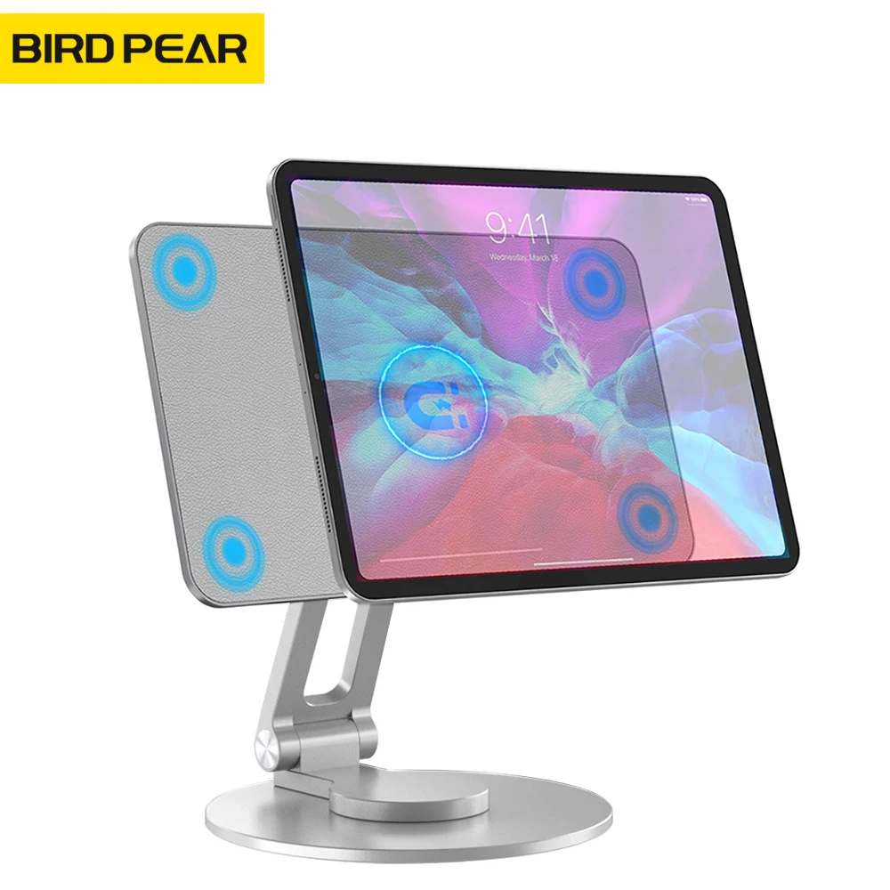 Składany Tablet stojak na biurko aluminium magnetyczny regulowany obrotowy uchwyt do Apple iPad Pro 11/12.9 cal powietrza 5/4th Gen uchwyt