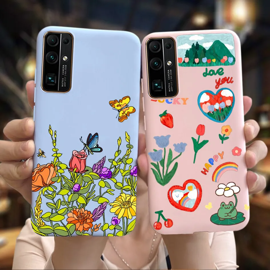For Honor 30 Pro Case Honor 30 Pro Plus 5G Cover Cute Cartoon Painted Phone Cover For Honor 30 Pro+ EBG-AN10 BMH-AN10 Soft Funda