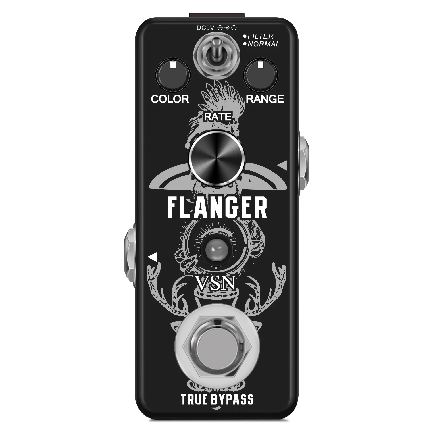 VSN Pure Analog Flanger Guitar Effect Pedal Static Filtering True Bypass Guitar Accessories