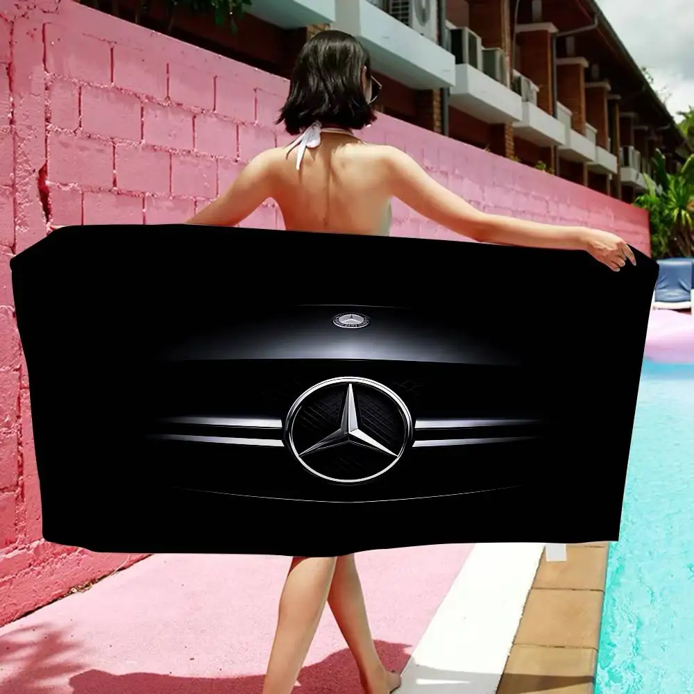 Mercedes-Benz Große Mikrofaser-Strandtücher Schnelltrocknende Strandtücher Sandresistente Strandtücher Pooltücher für Reisen Schwimmen Yoga