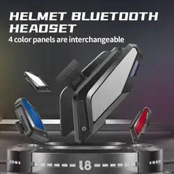 1000mAh Motorcycle Helmet Headset Wireless Hands-free Call Phone Waterproof Earphone Music Player for Moto Helmet BT 5.3