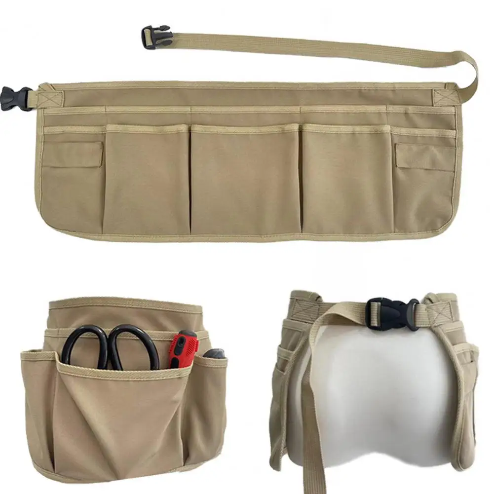 Practical Gardening/Tool Waist Apron With Pockets – Adjustable – Ideal For Construction, Carpentry, Electricians,Gift For Dad