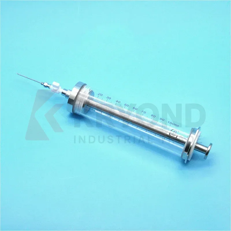 

Air Tightness Microliter Syringe Valve Type Airtight Micro-injector Valve Microsampler Syringe With PTFE Switch 25 50 100 200ml