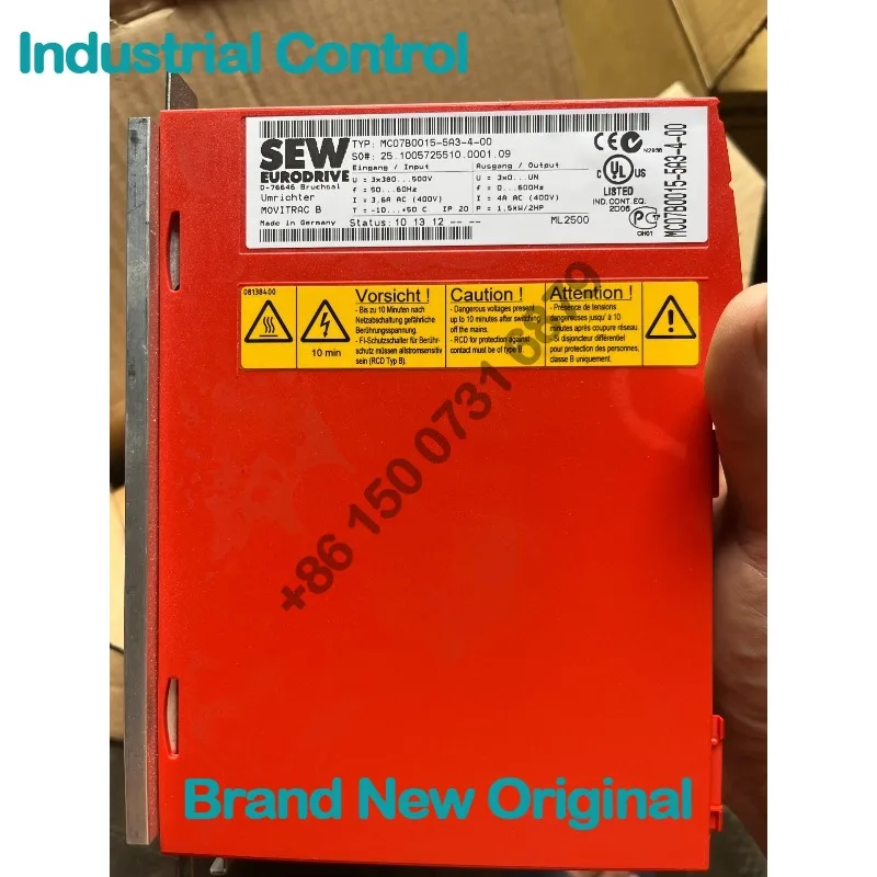 MC07B0015-5A3-4-00, inverter, MOVITRAC 1.5kW three-phase 380V