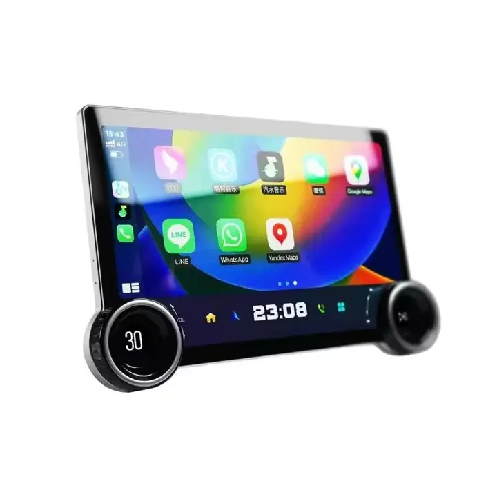 Jogador universal dos multimédios da tela táctil, estéreo do carro, rádio, GPS, FM, andróide 13, Carplay opcional, 2 din, 11,5 ", novo