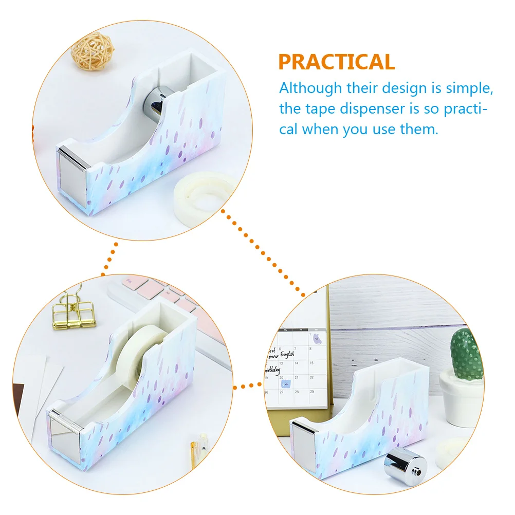 Tapehouder voor bureaudispenser die rollenlijm snijdt Handheld Office Portable Mini Desktop
