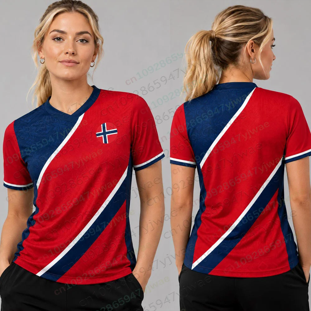 Norway Haaland Football Jersey Vikings Culture Shirt Breathable Quick Drying Sportswear Casual Streetwear Men Women T-Shirts