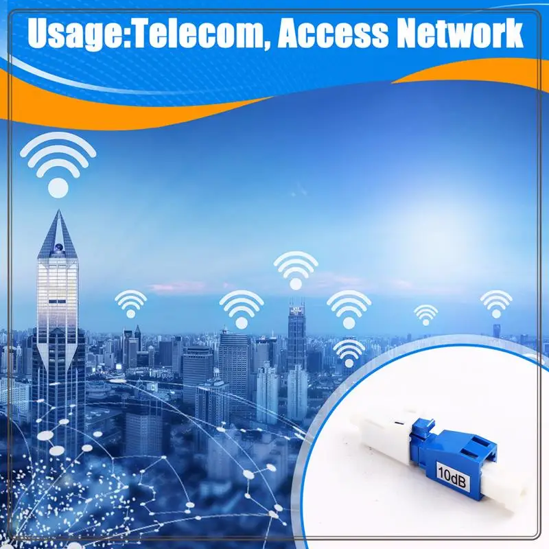 LC UPC 10Db 光ファイバアダプタ用 Implex SC UPC コネクタ光ファイバ減衰器