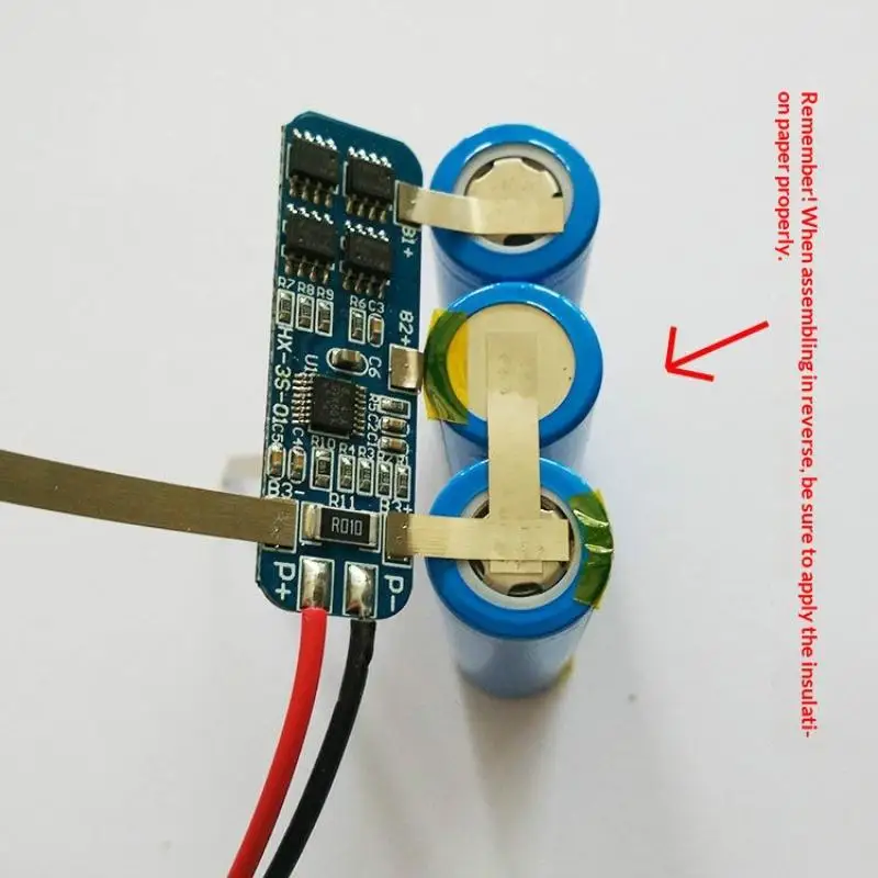 3S 12V 18650 10A BMS Charger Li-ion Lithium Battery Protection Board Circuit Board 10.8V 11.1V 12.6V Electric