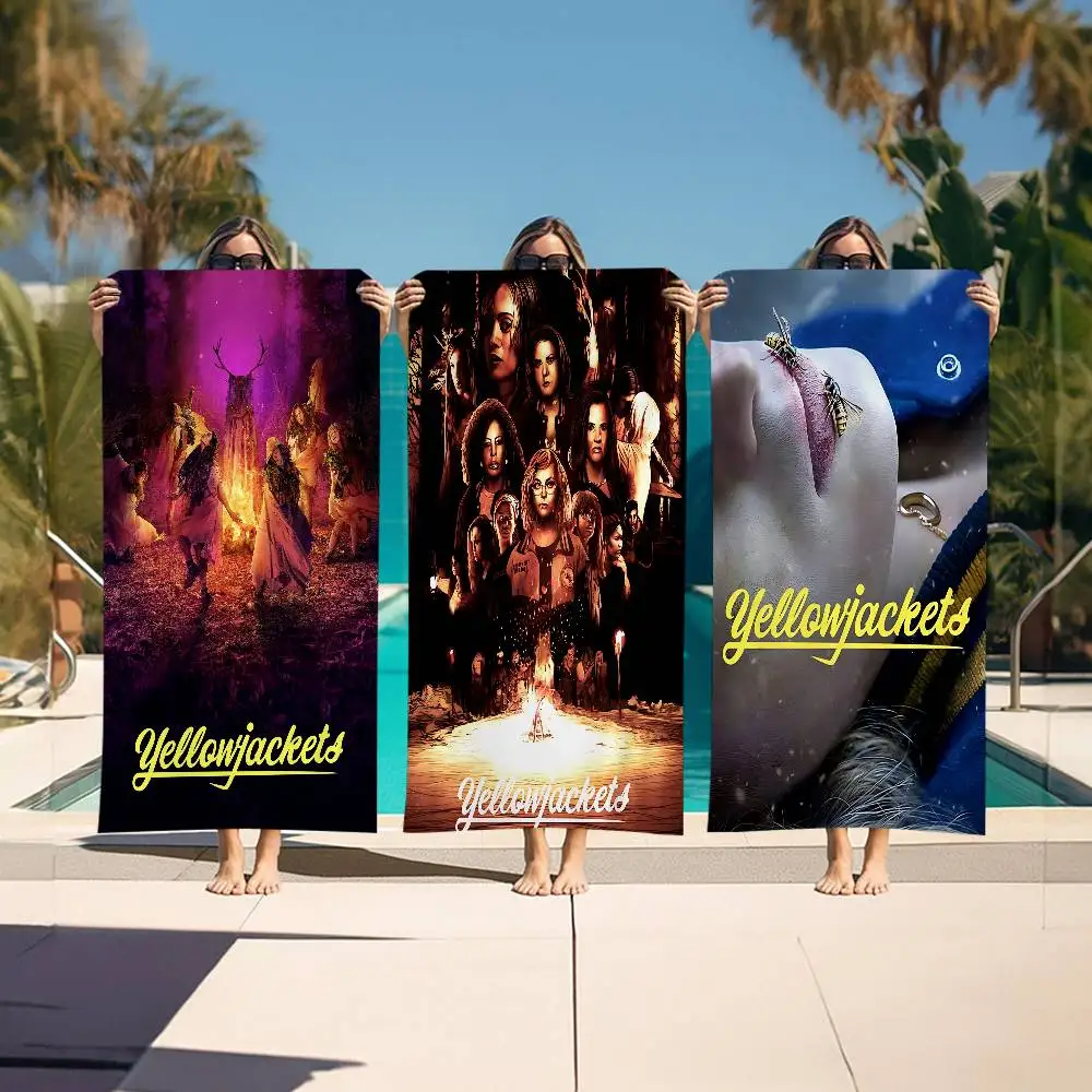 Psychological Horror Series Yellowjackets Microfiber Printed Beach Towel Mountain Climbing Yoga Beach Swimming Running Towel