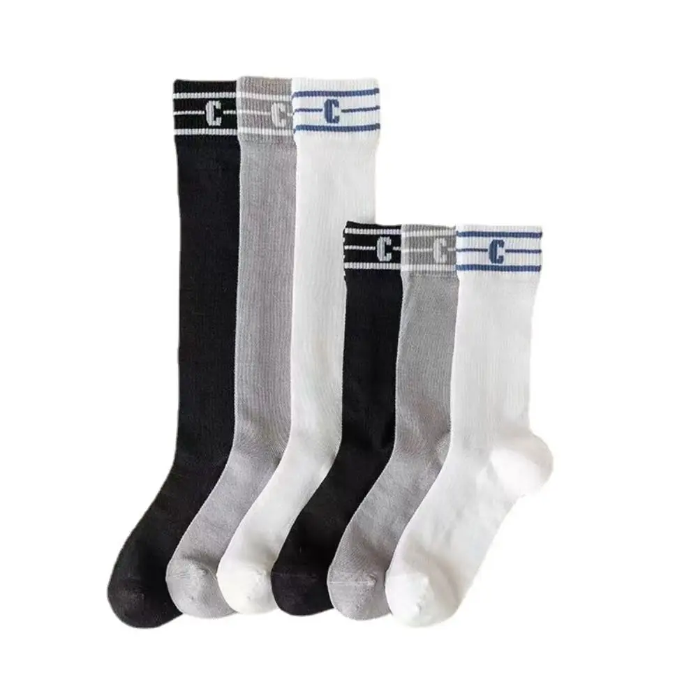 1Pair Elastic Sweet Mesh Hosiery C Letter Golf Sock Women Long Socks Korean Knee Socks Mid-tube Sock JK Stockings