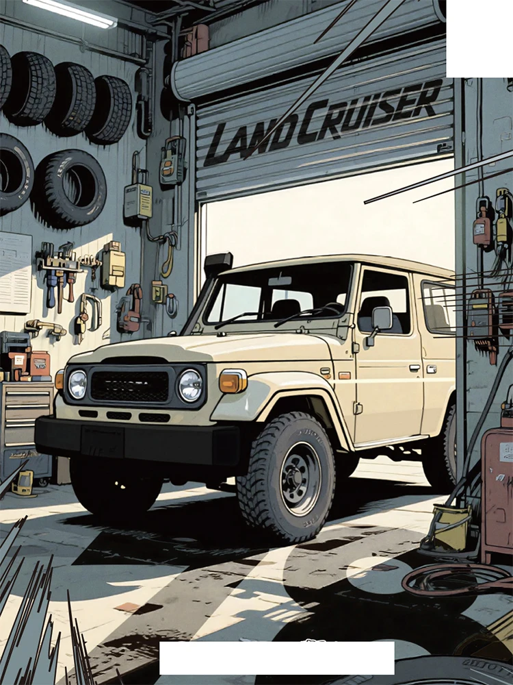 PB SUV NIEUW 536 STUKS Auto's Land Cruiser Off LC78 Wegvoertuig Bouwstenen Klassiek Automodel met Container Speelgoed Kerstcadeaus - afbeelding 2
