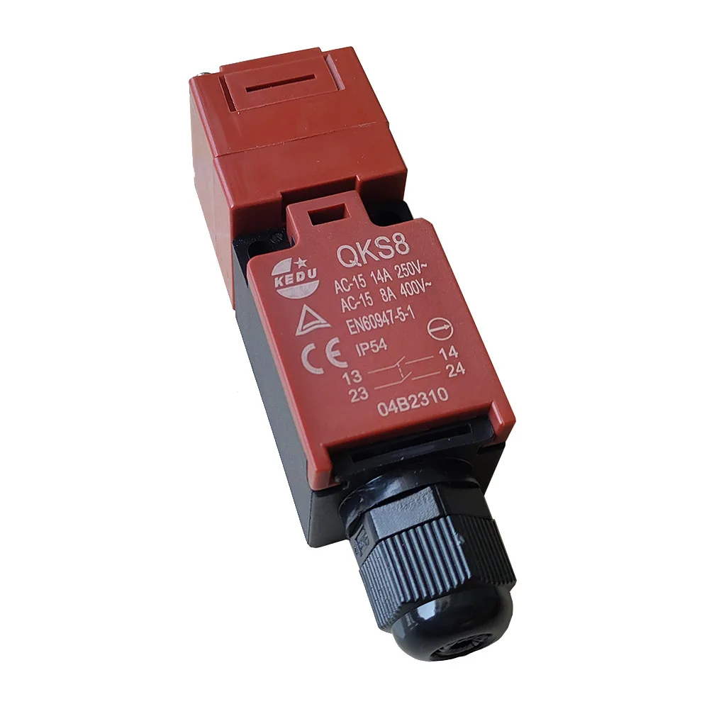 Kedu-interruptor de Porta de Segurança com Desconexão Chave de Controle Ac15 14a 250v 8a 400v En609475-1 Qks8