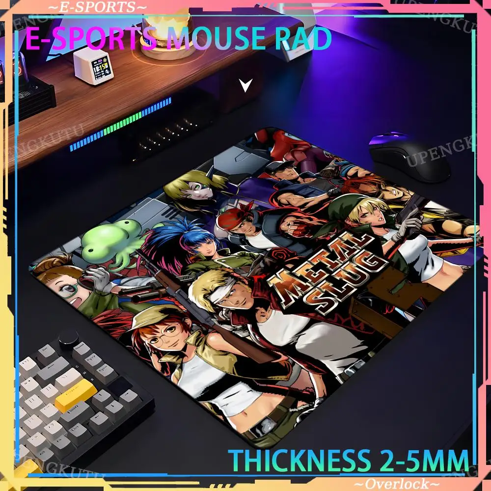

Small Anime M_Metal S_Slug Office Accessories Mouse Pad Computer Game Accessories Cute Desk mat E-sports Ergonomic Keyboard Pad