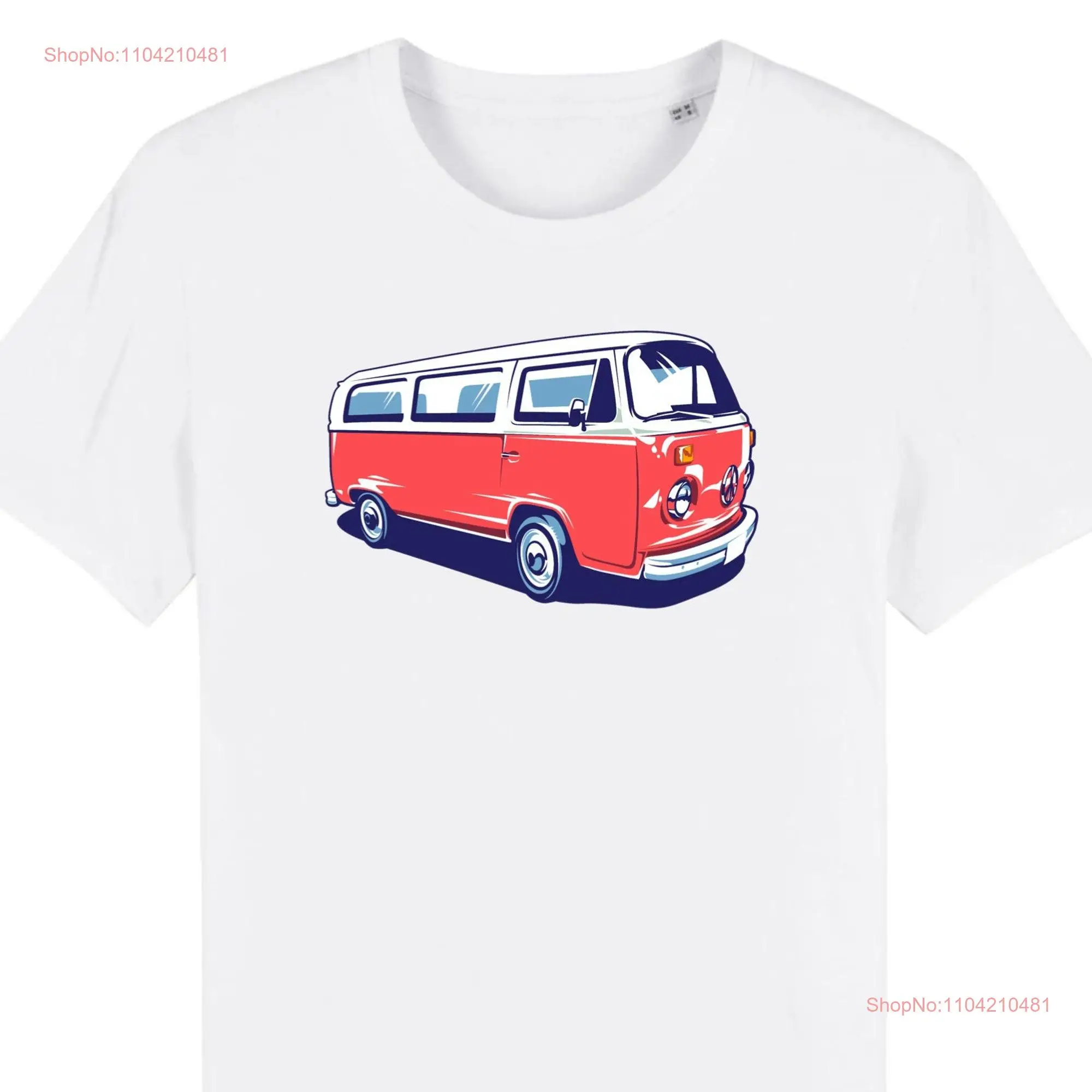 Vintage combi van t shirt e long or short sleeves