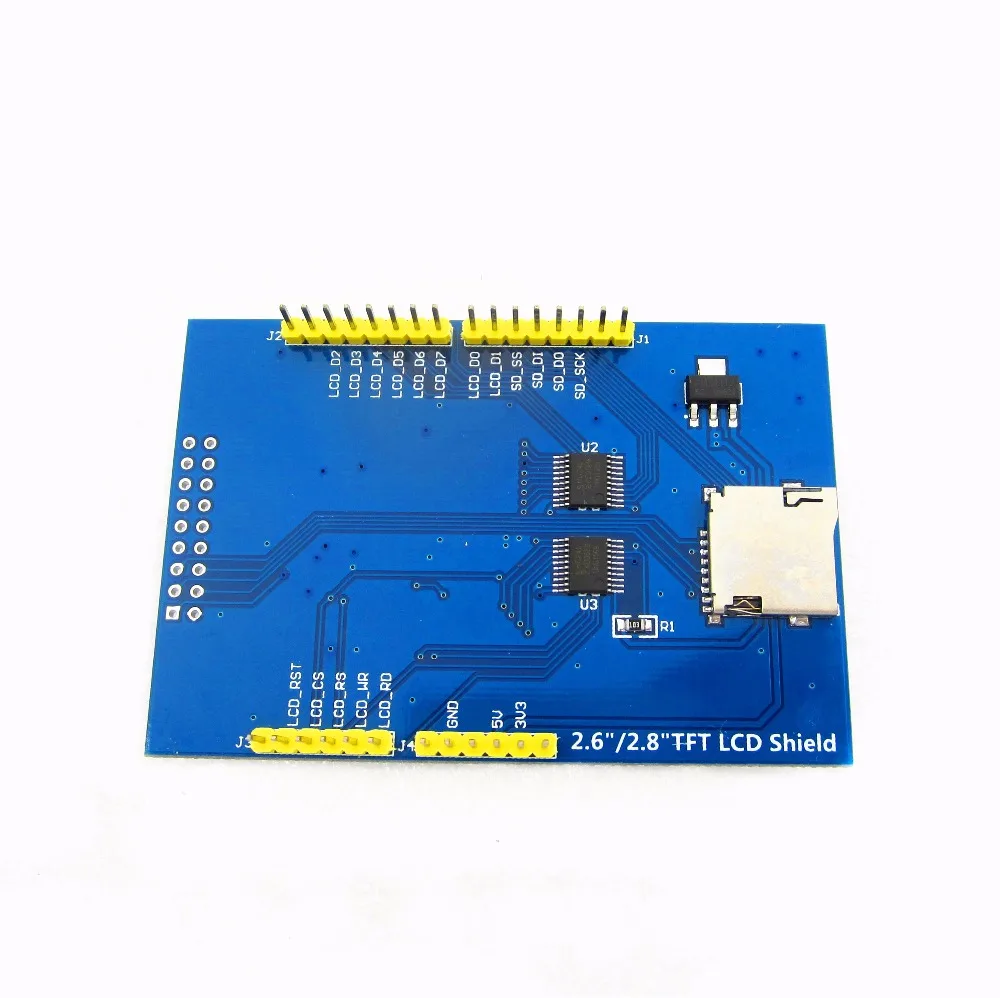 شاشة TFT LCD تعمل باللمس 2.8 بوصة وحدة دعم UNO R3 عالية الجودة HX8347I ILI9341