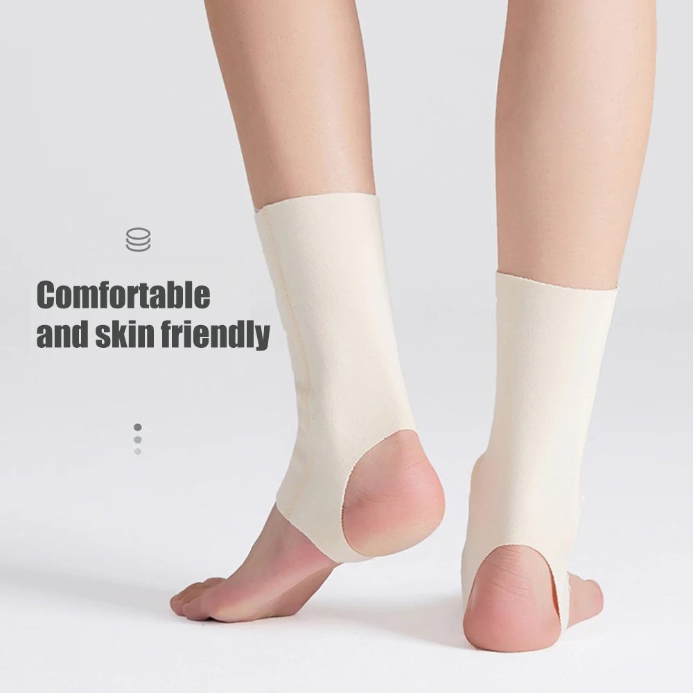 

Ankle Compression Sleeve 1 Pair - Breathable Lightweight Brace for Plantar Fasciitis & Running Support - Men Women