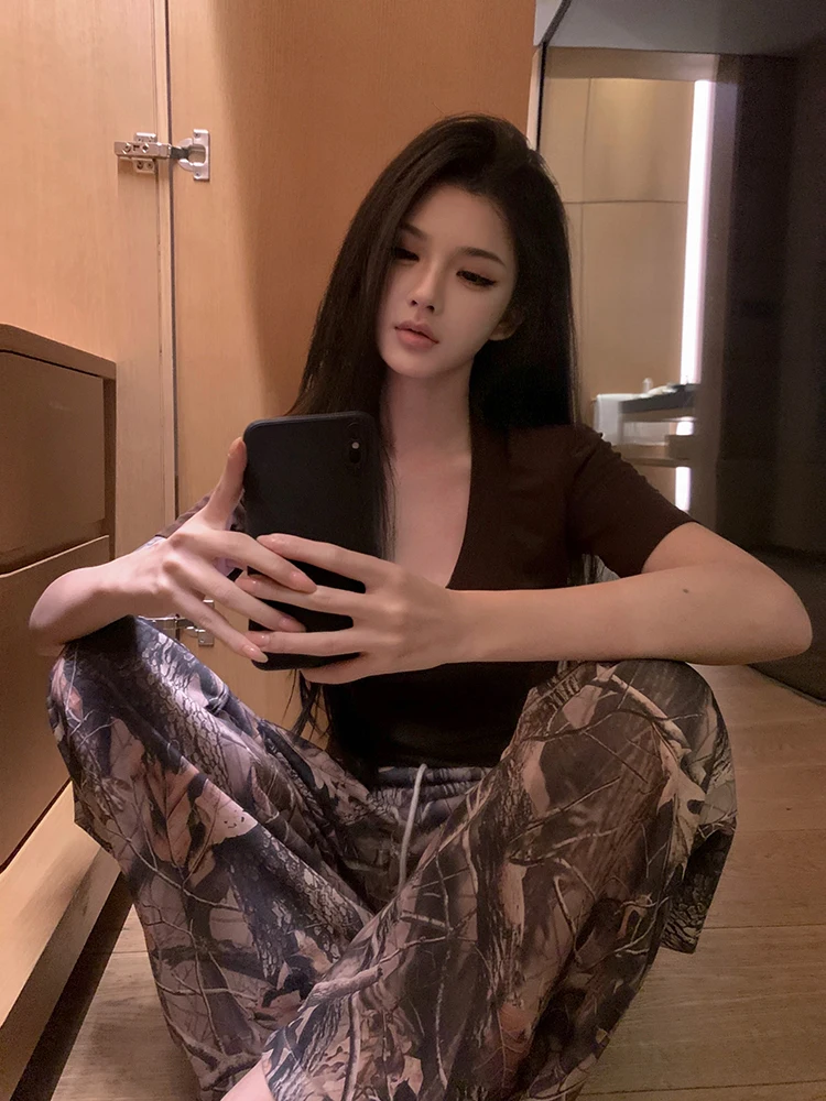 

Summer Original Slimming ort Sve Women's T-irt Sli Versatile Bodycon Effect Tee for Ladies Faionable Casual Wear